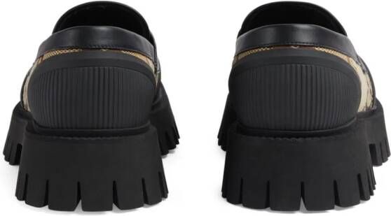 Gucci Loafers met chunky zool Zwart