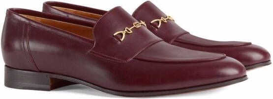 Gucci Loafers met GG-logo Rood