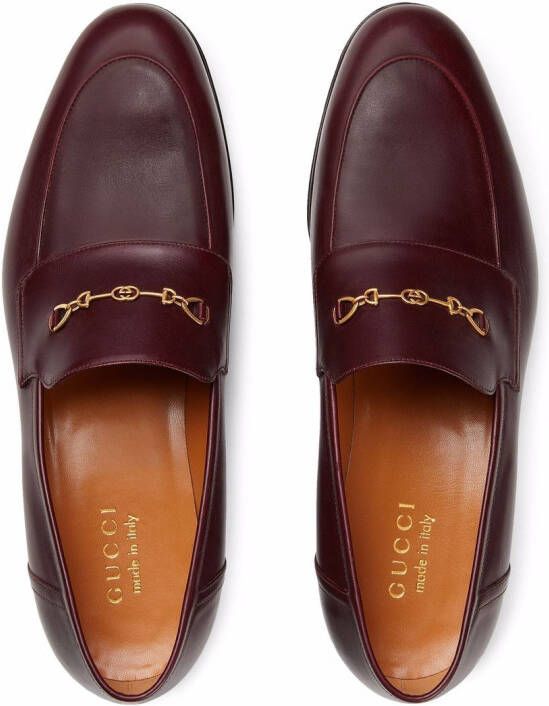 Gucci Loafers met GG-logo Rood