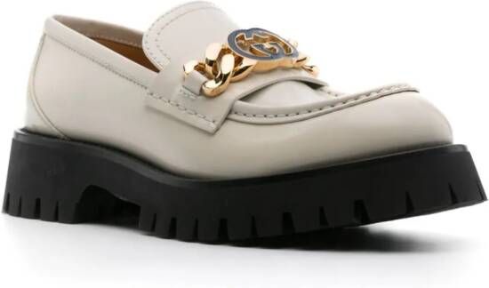 Gucci Loafers met GG logo Wit