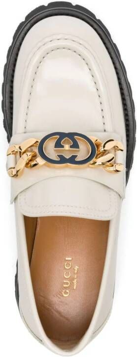 Gucci Loafers met GG logo Wit