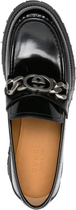 Gucci Loafers met GG-logo Zwart