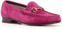 Gucci Loafers met goudkleurig detail Paars - Thumbnail 2