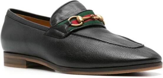 Gucci Loafers met Horsebit-detail Zwart