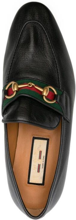 Gucci Loafers met Horsebit-detail Zwart
