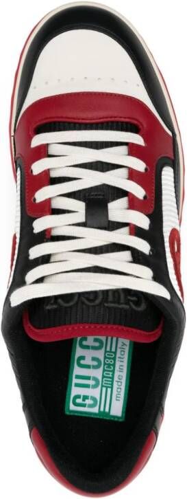 Gucci Mac80 leren sneakers Zwart