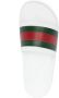 Gucci Pursuit slippers met Web-streep Wit - Thumbnail 4