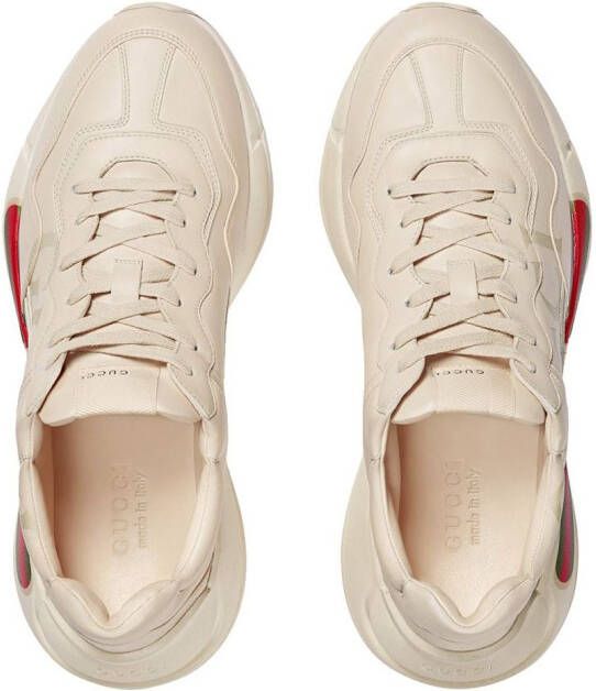 Gucci Rhyton sneakers met logoprint Wit - Foto 7