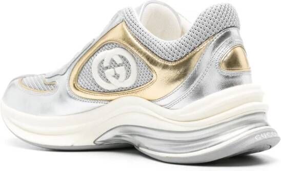 Gucci Runner sneakers met GG logo Zilver