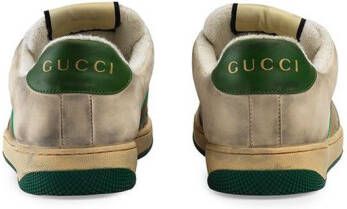 Gucci Screener sneaker met leren details en logoprint - Foto 4