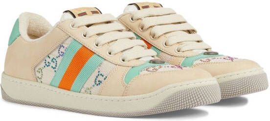 Gucci Sneakers met vlakken Beige