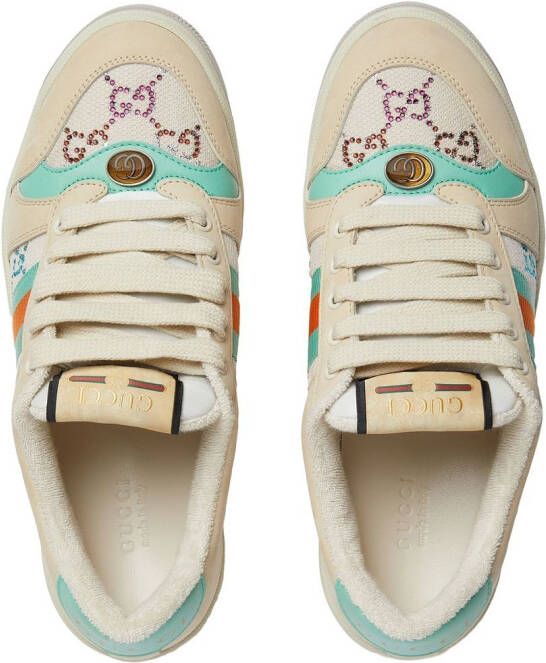 Gucci Sneakers met vlakken Beige