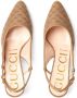 Gucci Slingback pumps met GG-logo Beige - Thumbnail 4