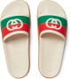 Gucci Slippers met GG-logo Wit - Thumbnail 4
