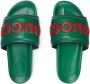 Gucci Slippers met patch Groen - Thumbnail 4