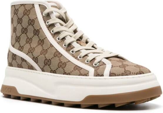 Gucci GG high-top sneakers Beige