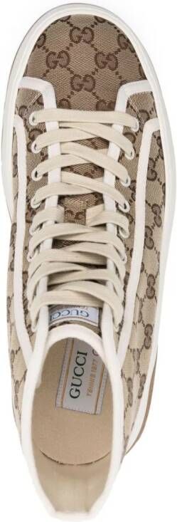 Gucci GG high-top sneakers Beige