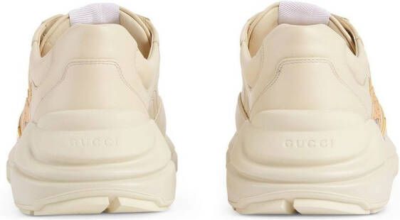 Gucci Sneakers met logoprint Beige