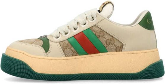 Gucci Sneakers met vlakken Beige