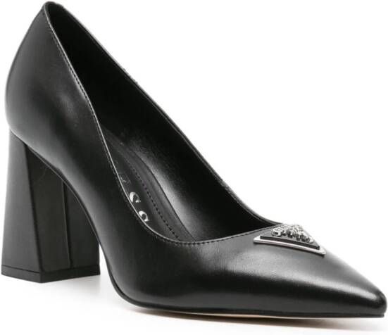 GUESS USA Barson 85 leren pumps Zwart