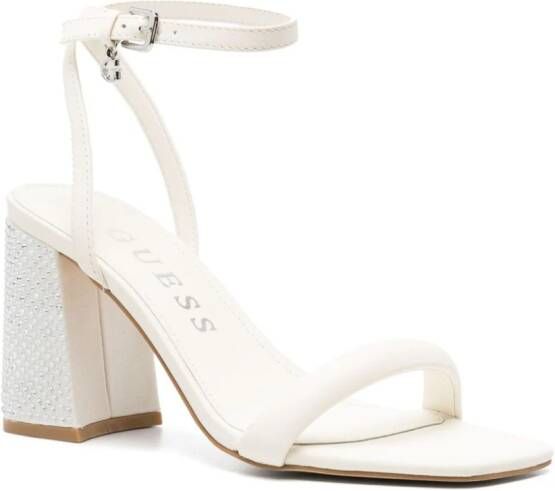 GUESS USA Gelectra 95mm leren sandalen Beige