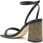 GUESS USA Gelectra 95mm leren sandalen Zwart - Thumbnail 3