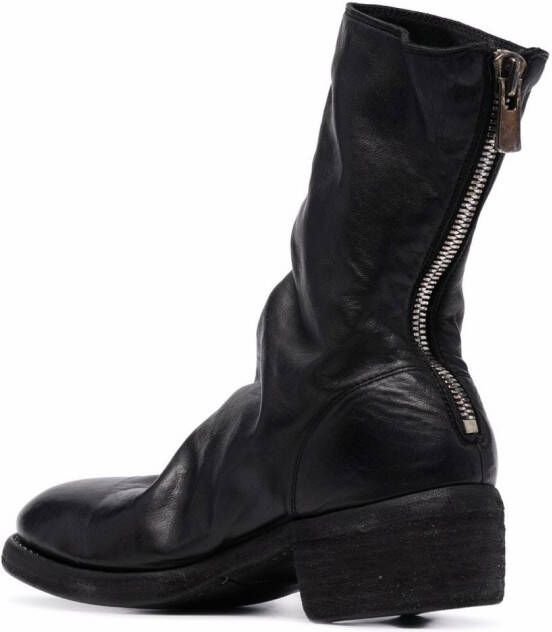 Guidi 788z laarzen met rits Zwart