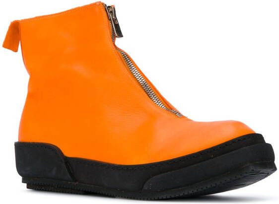 Guidi Laarzen met colourblocking Oranje