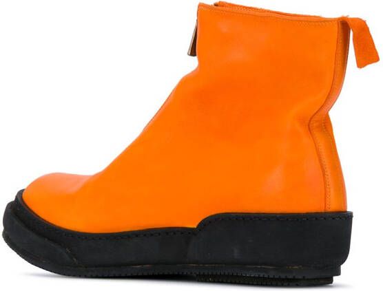 Guidi Laarzen met colourblocking Oranje
