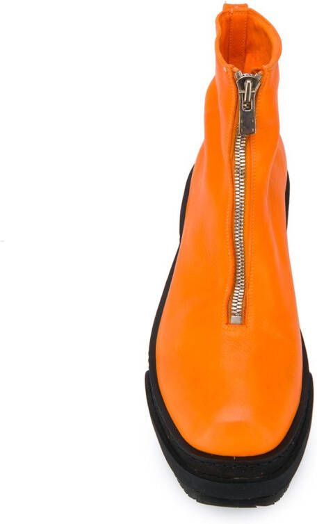 Guidi Laarzen met colourblocking Oranje