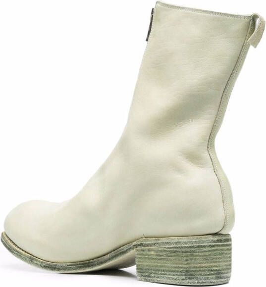 Guidi Laarzen met rits Beige