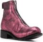 Guidi Metallic enkellaarzen Paars - Thumbnail 2