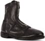 Guidi soft zip front ankle boots Zwart - Thumbnail 2