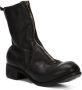 Guidi verdraaide zip-up laarzen Zwart - Thumbnail 2