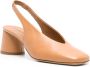 Halmanera Carla 55mm leren pumps Bruin - Thumbnail 2