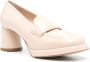 Halmanera Kate 65 mm leren pumps Beige - Thumbnail 2