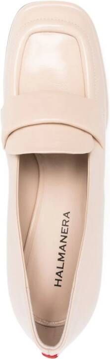 Halmanera Kate 65 mm leren pumps Beige