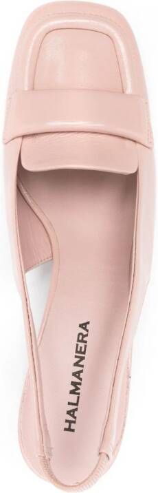 Halmanera Pema leren pumps 60 mm Roze