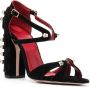HARDOT 100 mm I'm Oral sandalen met studs Zwart - Thumbnail 2