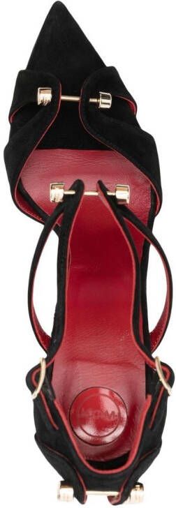 HARDOT 100 mm I'm Oral sandalen met studs Zwart