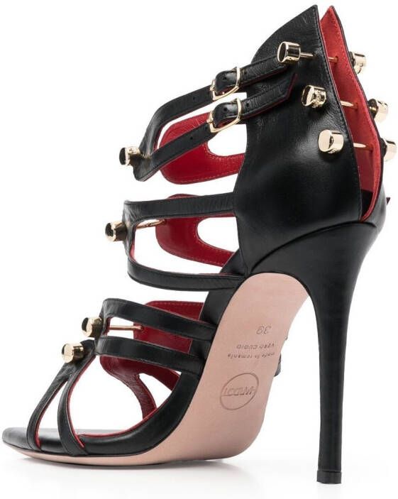 HARDOT Sandalen met open neus Zwart
