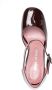 Haus of Honey Lacquer Doll Mary Jane sandalen met sleehak Rood - Thumbnail 4