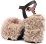 Haus of Honey Les Terriers sandalen met plateauzool Beige - Thumbnail 3