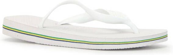 Havaianas Teenslippers met logo Wit