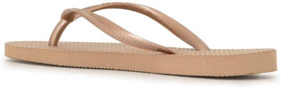 Havaianas Teenslippers met textuur Bruin