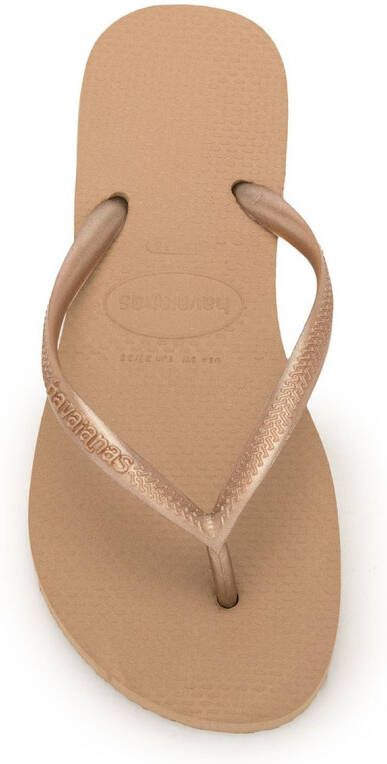 Havaianas Teenslippers met textuur Bruin