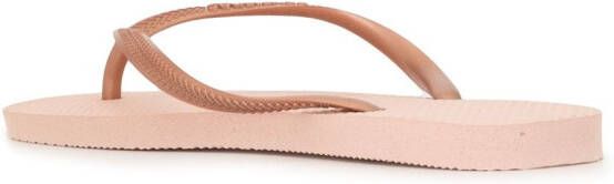Havaianas Teenslippers met textuur Roze
