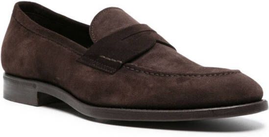 Henderson Baracco Suède loafers Bruin