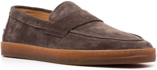 Henderson Baracco Suède loafers Bruin