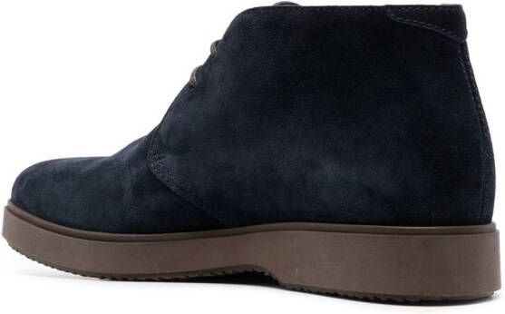 Henderson Baracco Enkellaarzen met veters Blauw